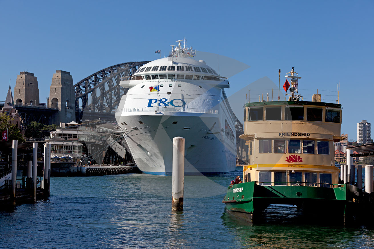Fähren, Circular Quay, Harbour Bridge, Sydney