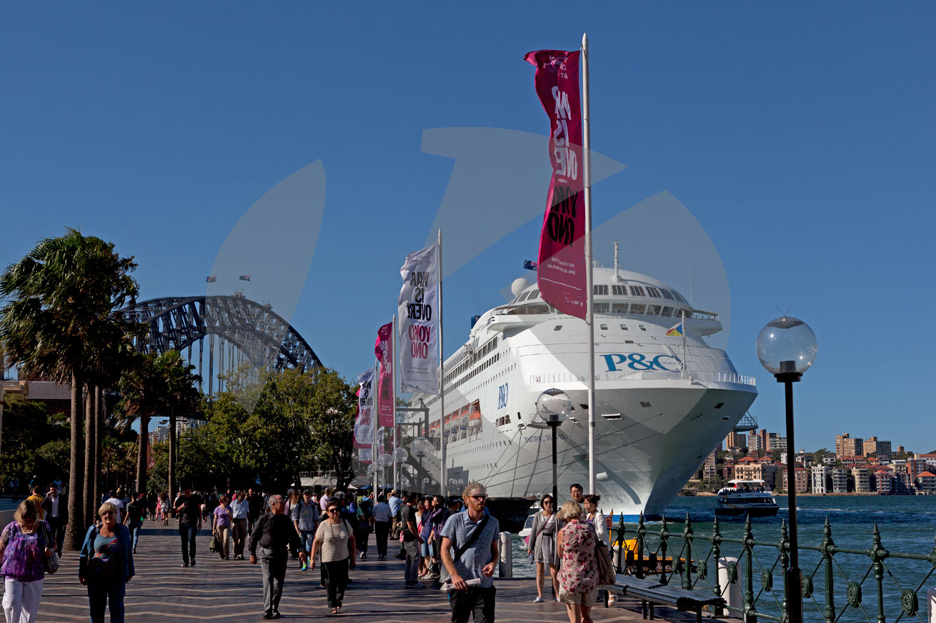 Circular Quay, P&O Pacific Jewel, Sydney