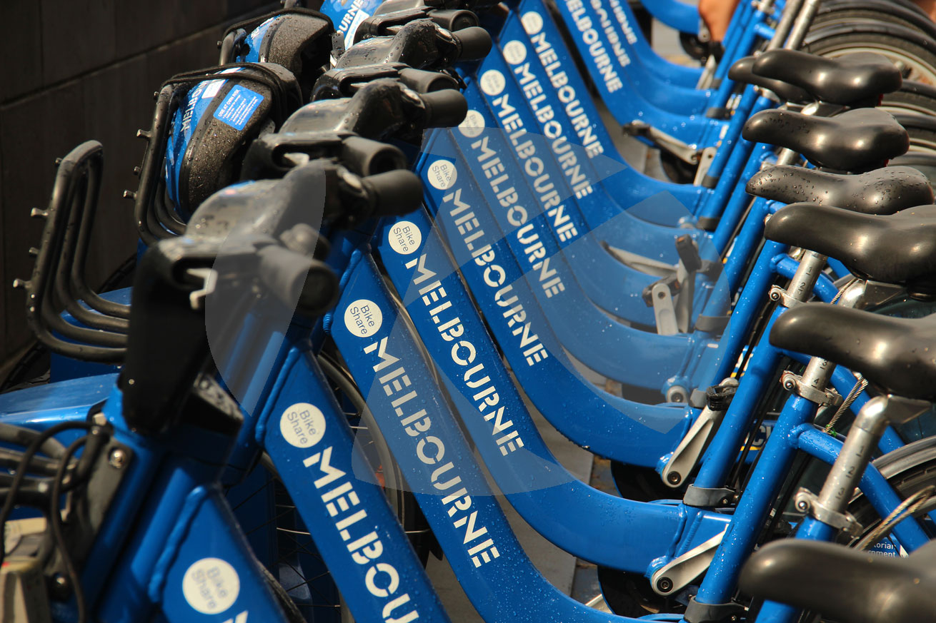 Fahrradverleih, Bike Share, Fahrradverleih, Melbourne