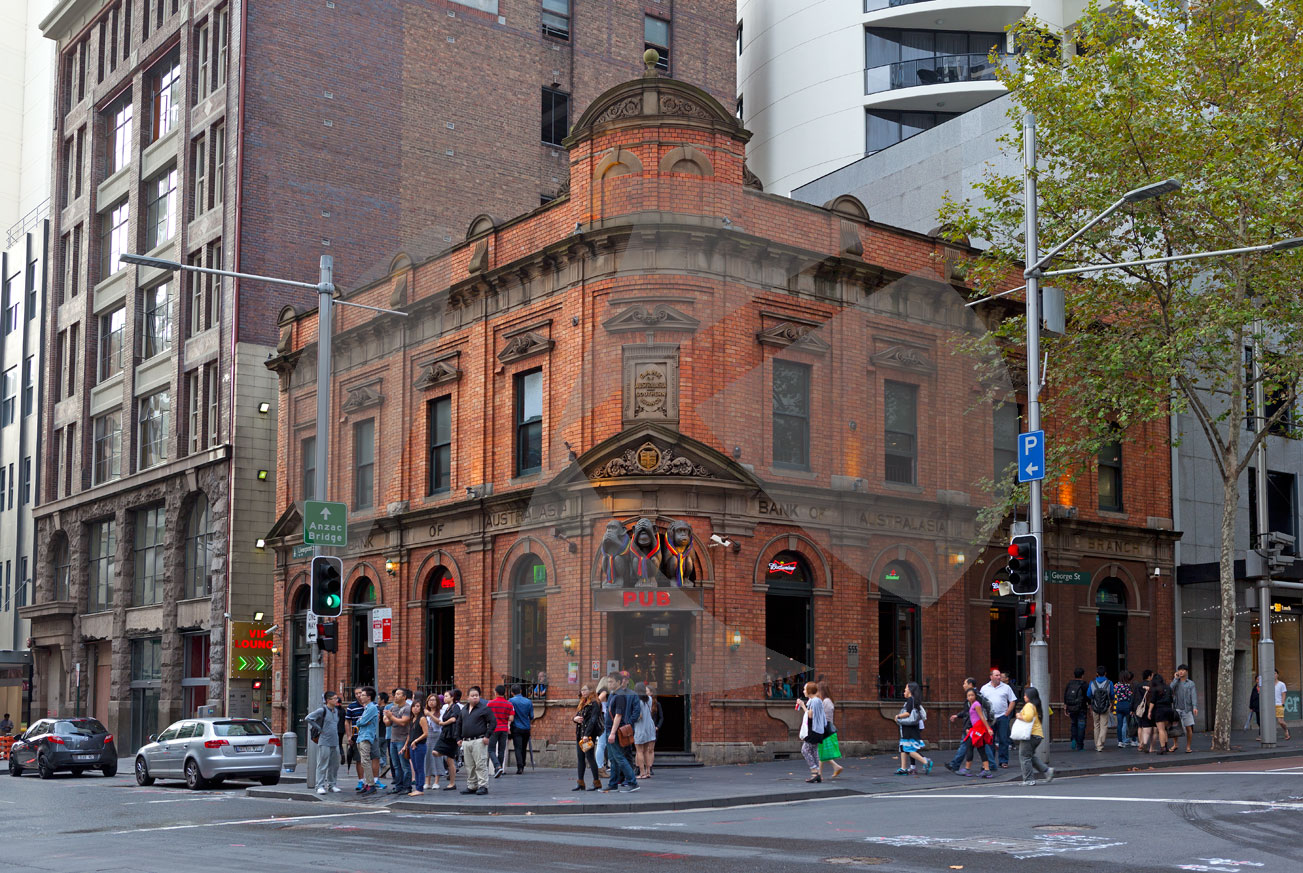 3 Wise Monkeys, George Street, Liverpool Street, Sydney