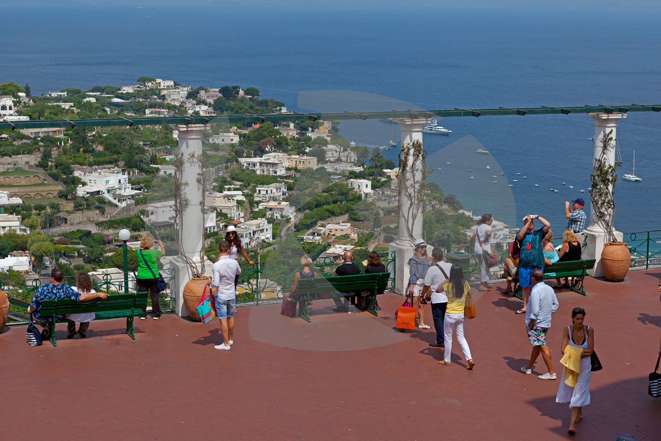 Piazetta, Capri-Stadt, Insel Capri, Kampanien, Italien