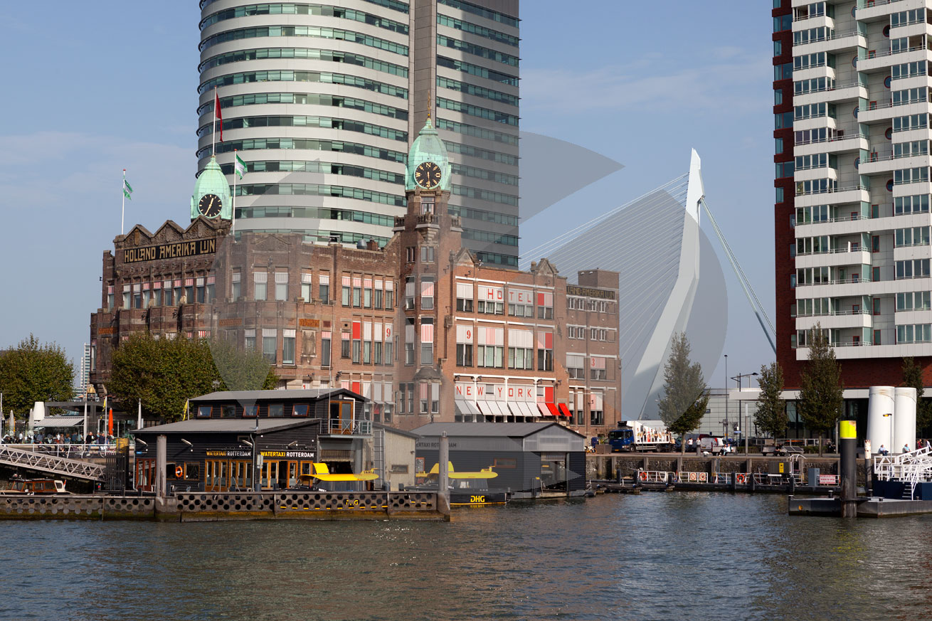 Hotel New York in Rotterdam, das ehemalige Hauptquartier der Holland-America Lijn, Rotterdam