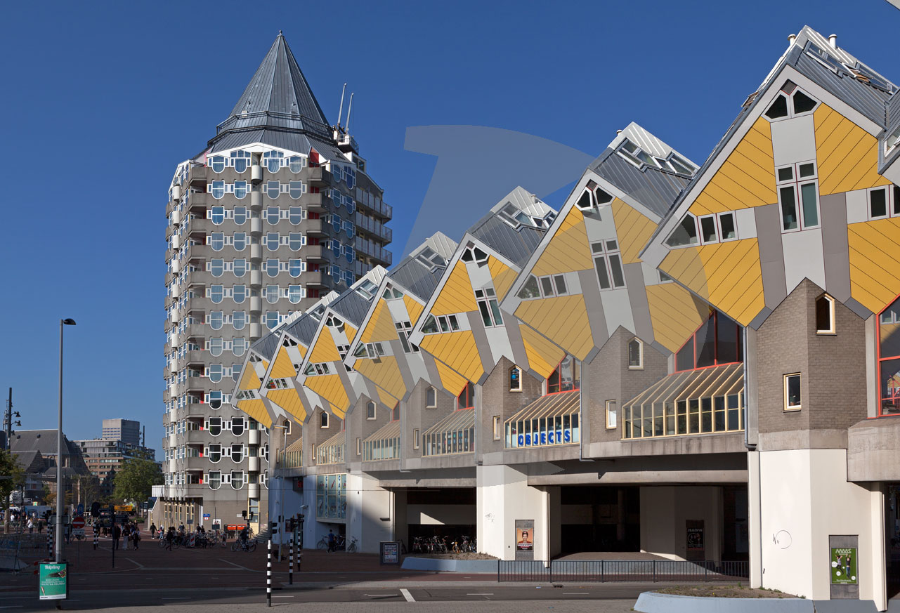 Kubushäuser, Bleistift-Turm, Het Potlood, Rotterdam